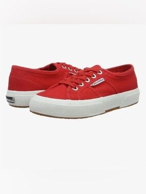Superga 2750 Cotu Classic Red Azalea Sneakers EU 38 US 7.5 NIB